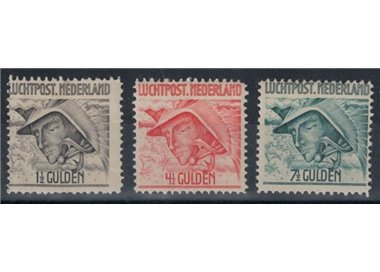 NETHERLANDS 1929 Airmail, Mercury 3v MNH**