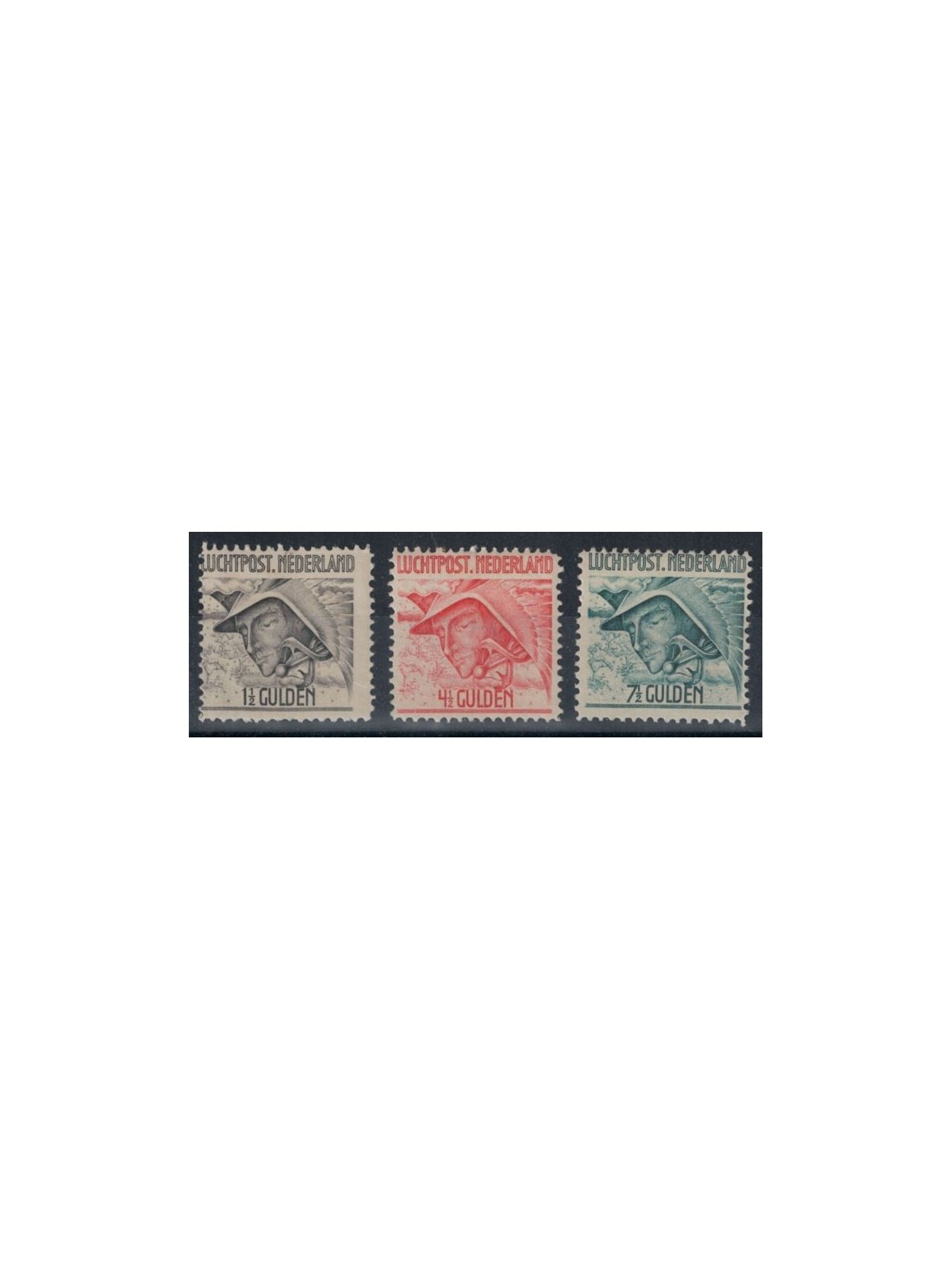 NETHERLANDS 1929 Airmail, Mercury 3v MNH**