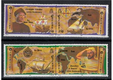 GIBILTERRA 1992 Europa 4v MNH**