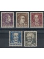 GERMANIA (OCC. SOVIETICA) 1949 Bicentenario Goethe 5v MNH**