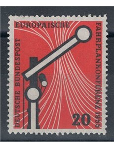 GERMANY BRD 1955 Railway timetable conference 1v MNH**