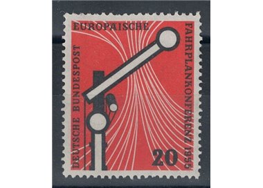GERMANY BRD 1955 Railway timetable conference 1v MNH**