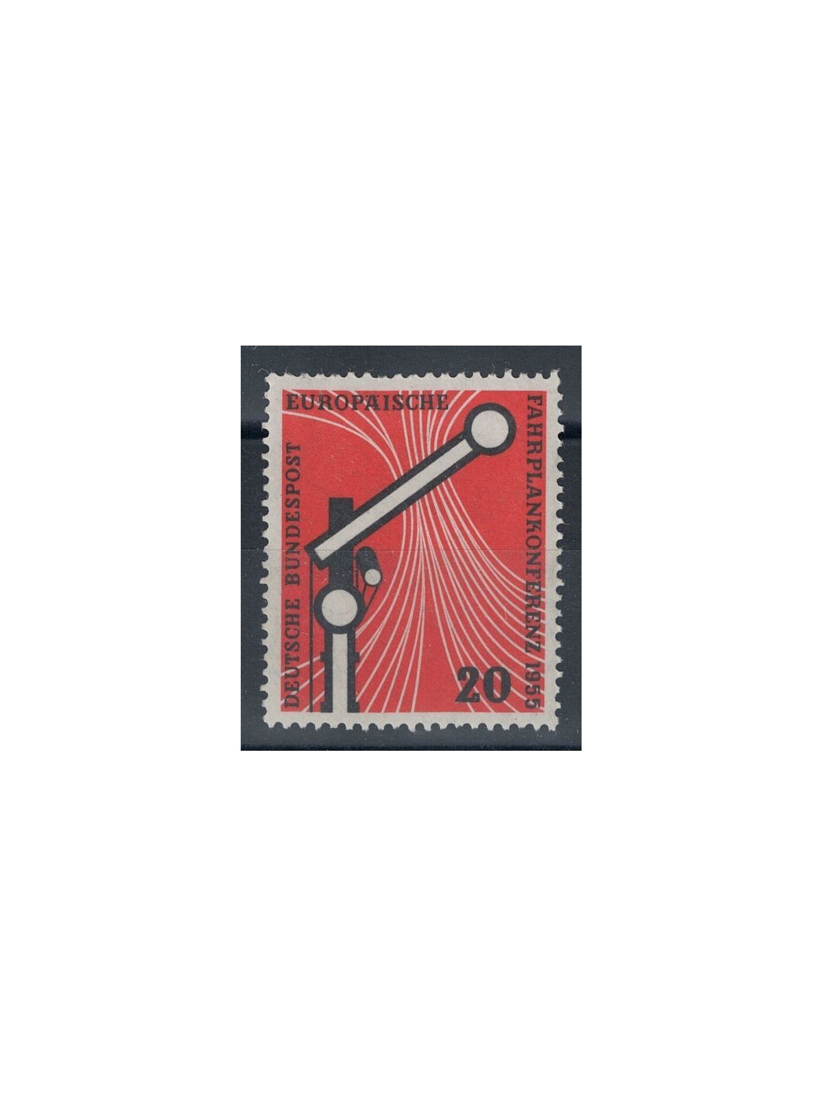 GERMANY BRD 1955 Railway timetable conference 1v MNH**