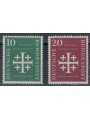 GERMANY BRD 1956 Evangelical Church 2v MNH**