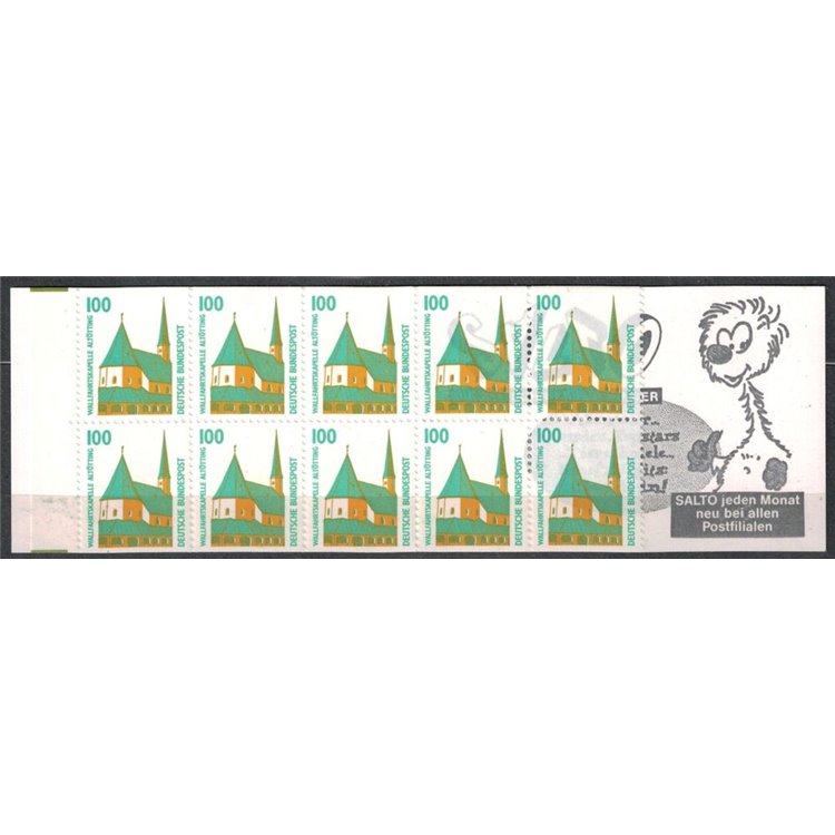 GERMANIA BRD 1989 Monumenti celebri LB MNH**
