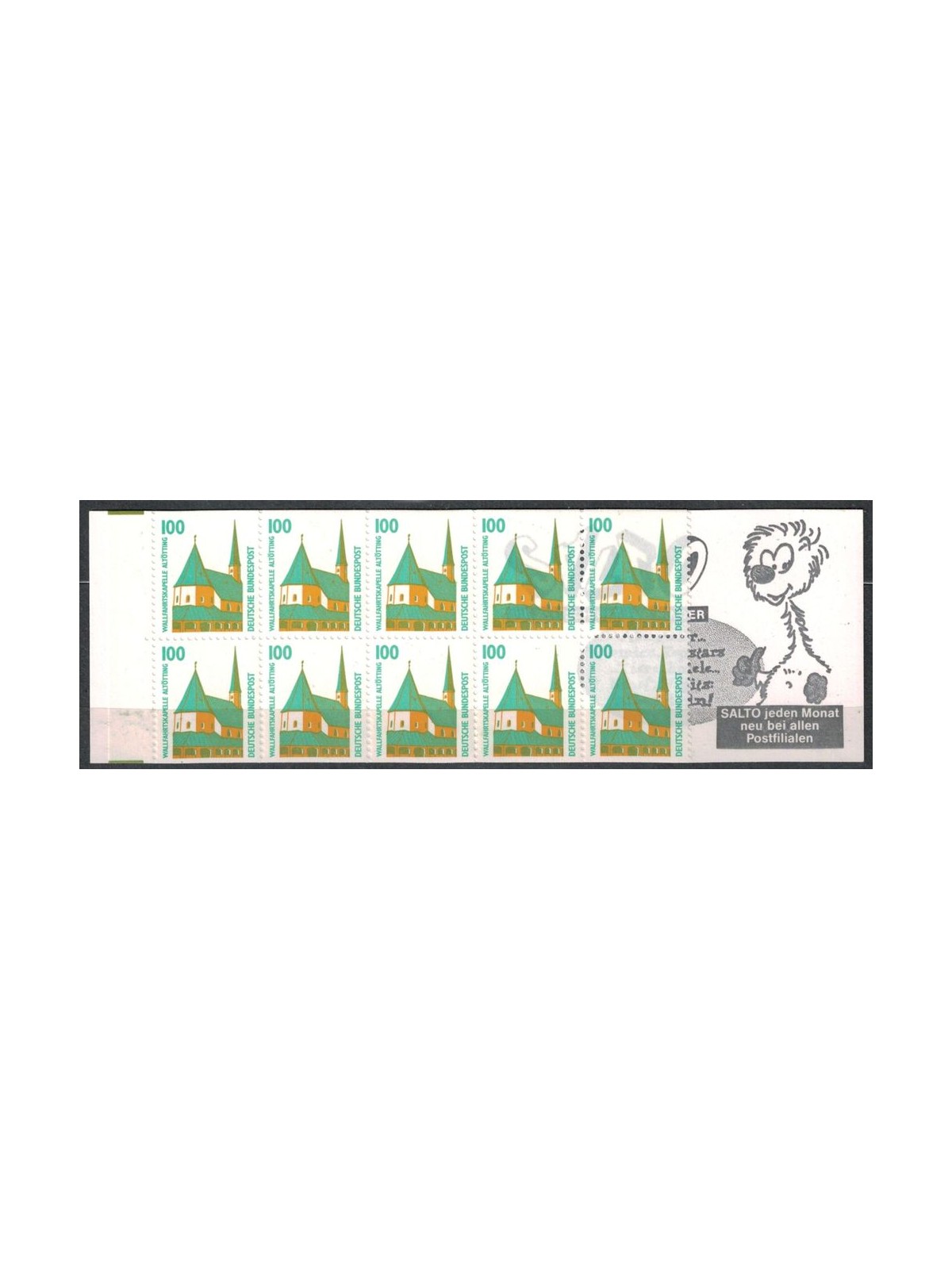 GERMANIA BRD 1989 Monumenti celebri LB MNH**