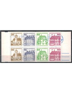 GERMANY BRD 1979-80 Castles and fortresses 1 booklet MNH**