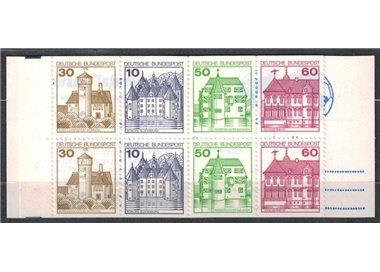 GERMANY BRD 1979-80 Castles and fortresses 1 booklet MNH**