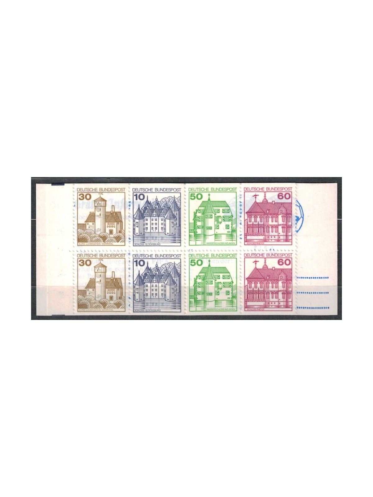 GERMANY BRD 1979-80 Castles and fortresses 1 booklet MNH**