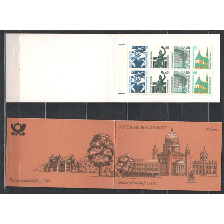 GERMANIA BRD 1989 Monumenti celebri 1 LB di 8v MNH**