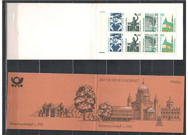GERMANIA BRD 1989 Monumenti celebri 1 LB di 8v MNH**