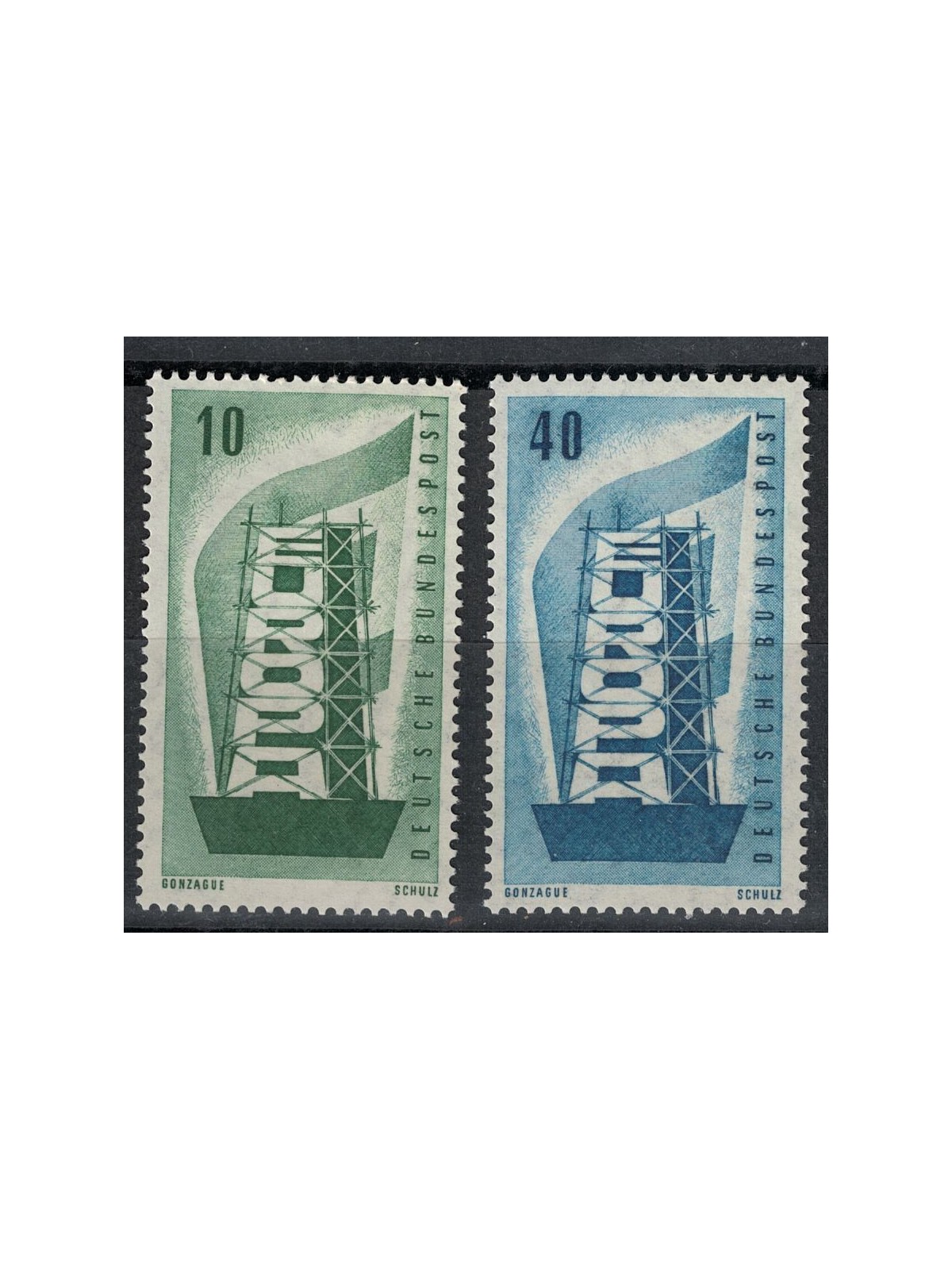 GERMANIA BRD 1956 Europa 2v MNH**