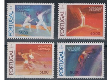 PORTUGAL 1984 Los Angeles Olympics 4v MNH**