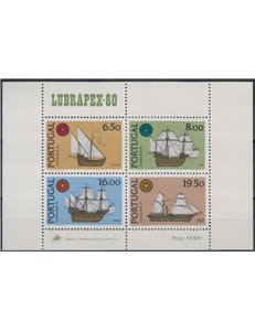 PORTOGALLO 1980 Lubrapex 1 BF MNH**