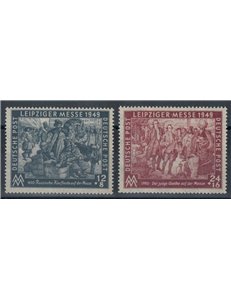 GERMANIA (OCC. SOVIETICA) 1949 Fiera d'Autunno 2v MNH**