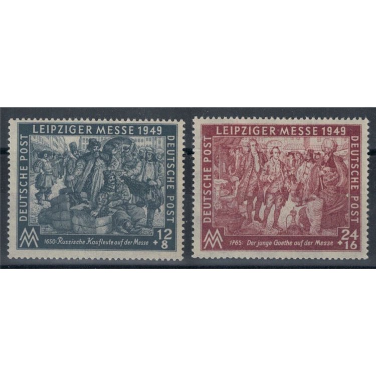 GERMANY (SOVIET WEST) 1949 Autumn Fair 2v MNH**