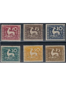 WURTTEMBERG 1920 Municipal authorities 6v MH*