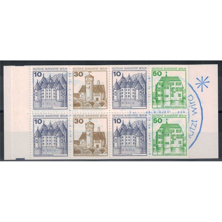 BERLIN 1979-80 Castles and fortresses yv 574b 1 booklet MNH**