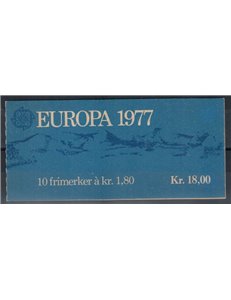 NORWAY 1977 Europe 1.80 kr booklet MNH**