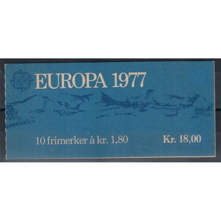 NORWAY 1977 Europe 1.80 kr booklet MNH**