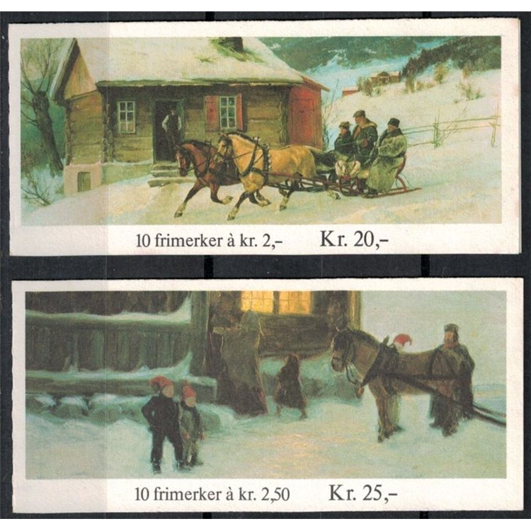 NORWAY 1983 Christmas 20v in 2 booklets MNH**