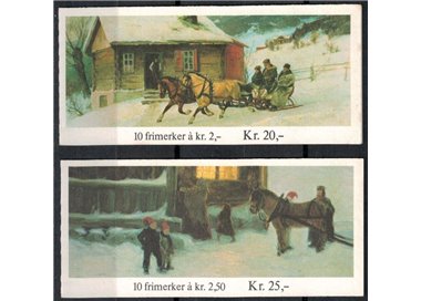 NORWAY 1983 Christmas 20v in 2 booklets MNH**
