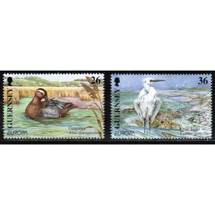 GUERNSEY 2001 Europa 2v MNH**