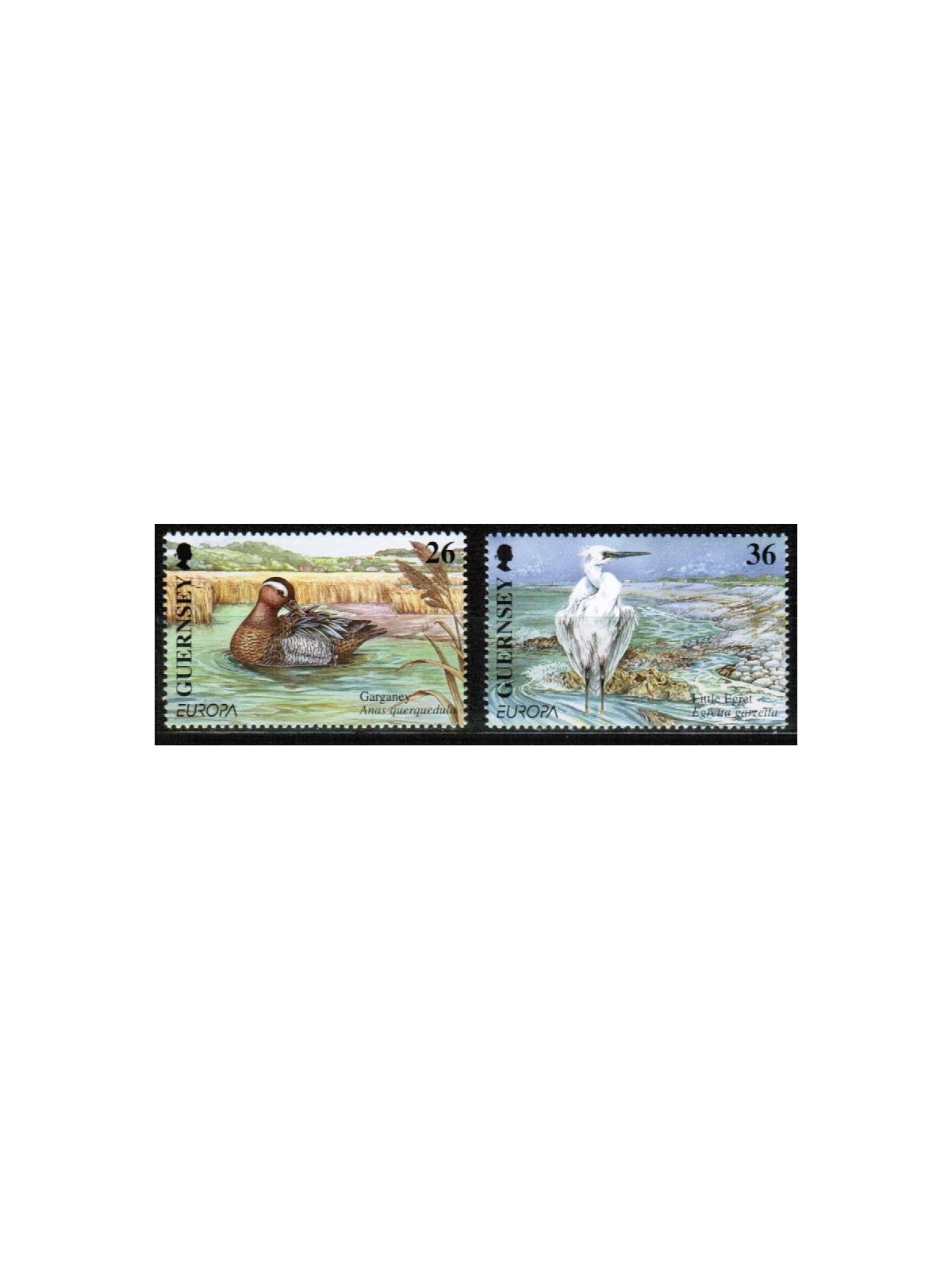 GUERNSEY 2001 Europe 2v MNH**