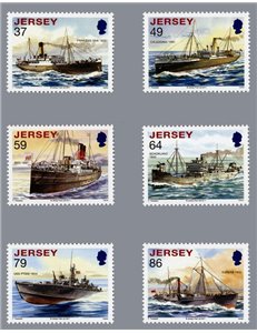 JERSEY 2011 Disastri navali 6v MNH**