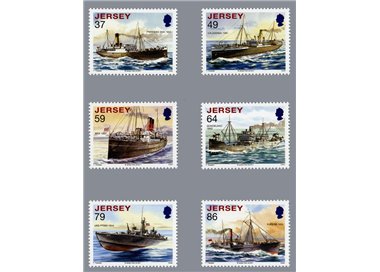 JERSEY 2011 Naval Disasters 6v MNH**