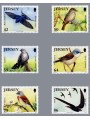 JERSEY 2011 Uccelli migratori - Birdlife 6v