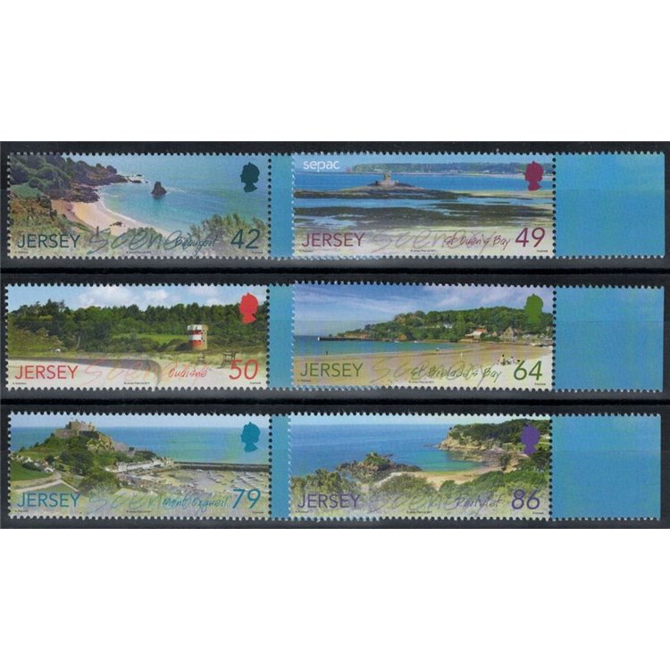 JERSEY 2011 Paesaggi - Landscapes 6v