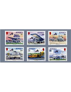 JERSEY 2012 Storia dell'aviazione - Aviation history 6v
