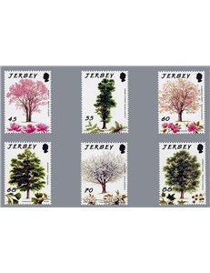 JERSEY 2012 Jersey Trees for Life Association 6v MNH**