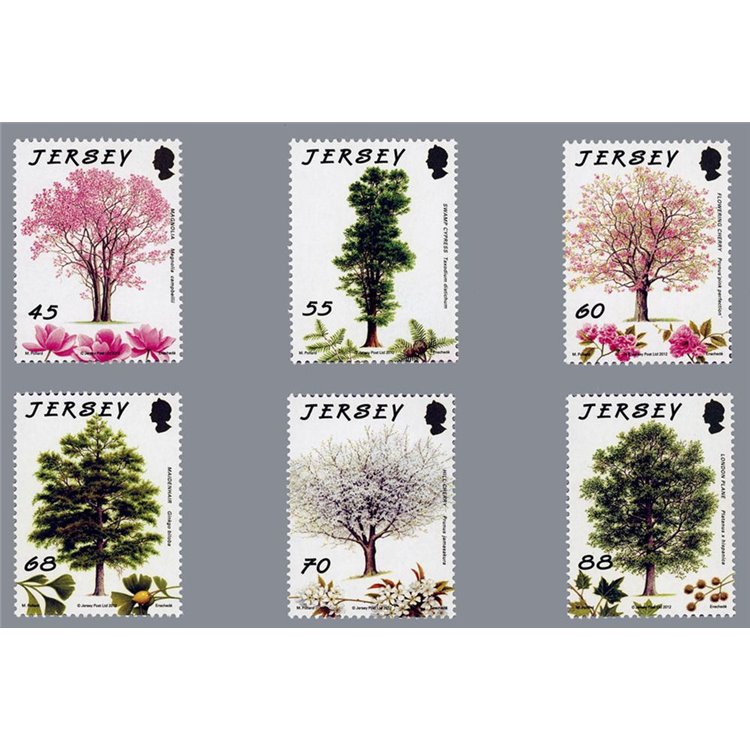 JERSEY 2012 Associazione Jersey Trees for Life 6v MNH**