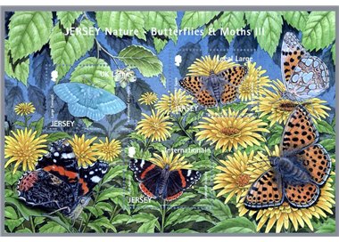 JERSEY 2012 Farfalle (4ª serie) BF MNH**