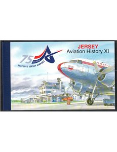 JERSEY 2012 History of aviation booklet MNH**