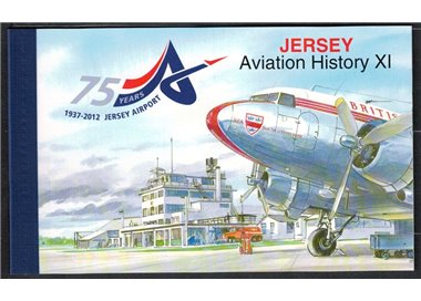 JERSEY 2012 History of aviation booklet MNH**