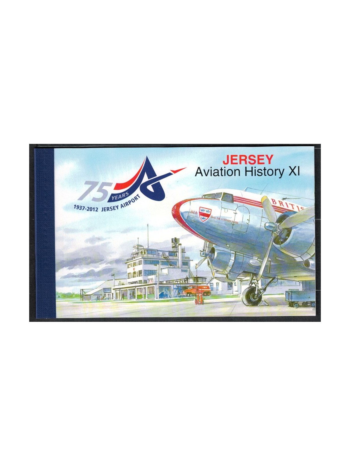 JERSEY 2012 Storia dell'aviazione LB MNH**