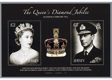 JERSEY 2012 Elizabeth II Jubilee s/s MNH**