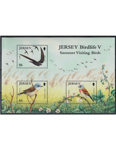 JERSEY 2011 Migratory Birds (5th series) s/s MNH** - s/s100