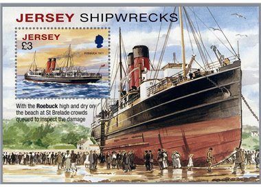 JERSEY 2011 Naval Disasters s/s MNH**