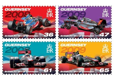 GUERNSEY 2011 Campioni di F1 4v MNH**