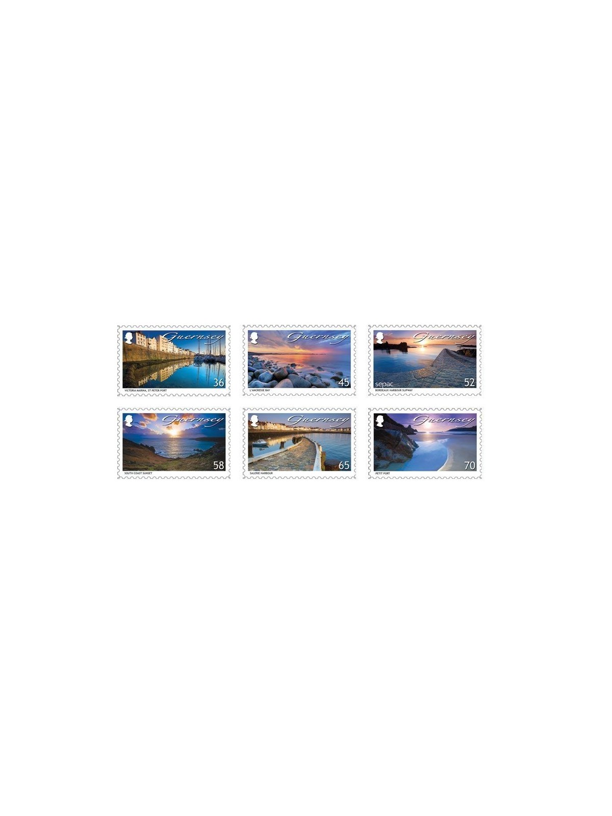 GUERNSEY 2011 Landscapes, SEPAC 6v MNH**