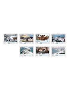 GUERNSEY 2011 Paesaggio invernale 7v MNH**