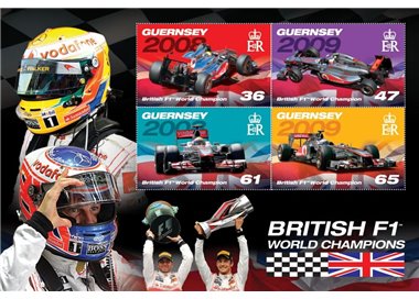 GUERNSEY 2011 Campioni di F1 1 BF MNH**
