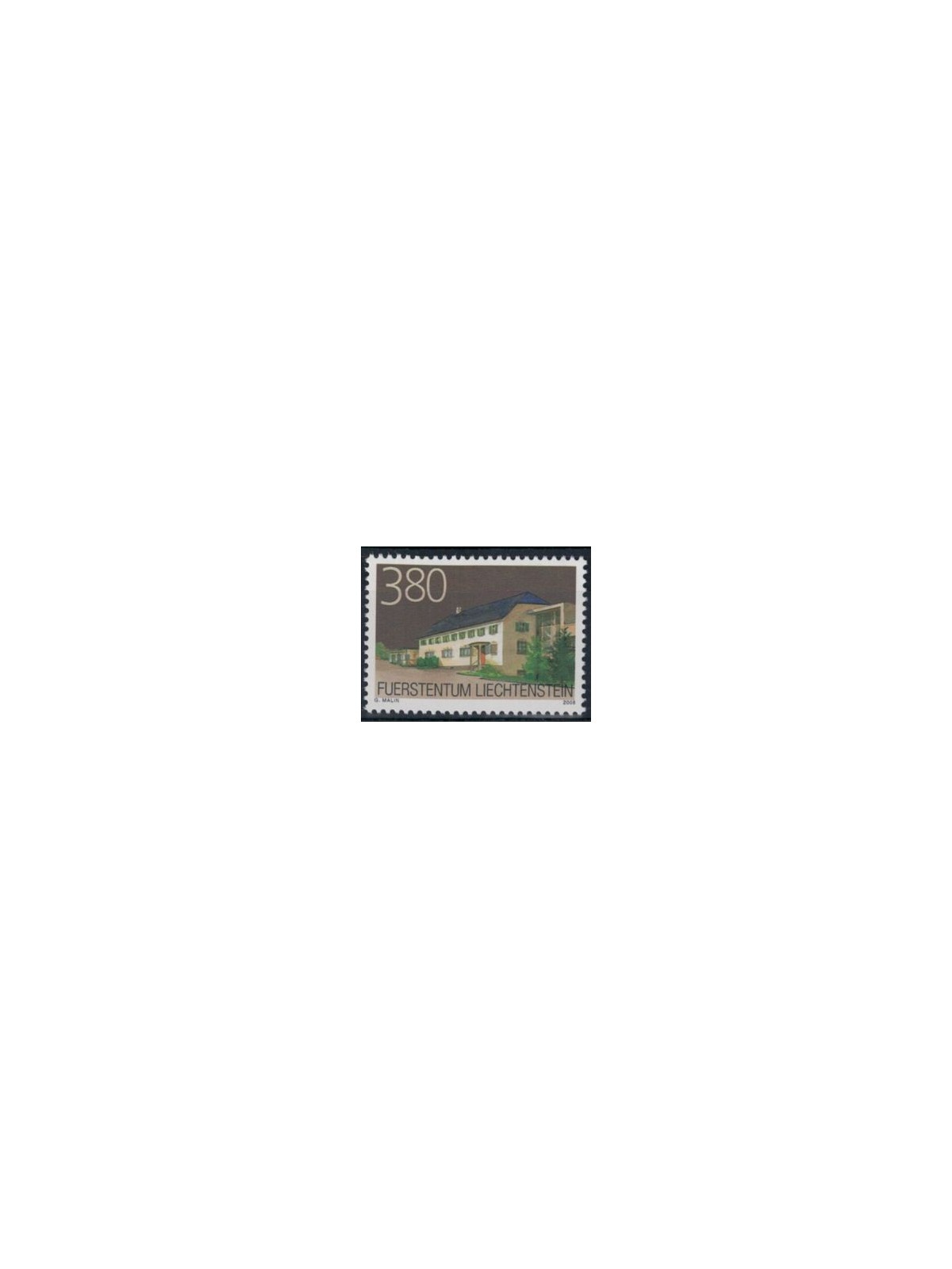 LIECHTENSTEIN 2008 Antichi edifici, Nendeln Ceramics MNH**