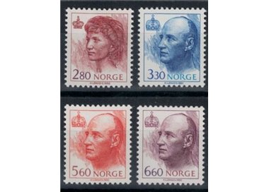 NORVEGIA 1992 Regina Sonja e Re Harald V 4v MNH**