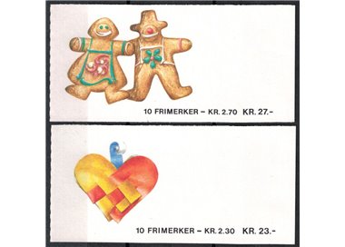 NORWAY 1987 Christmas 20v in 2 booklets MNH**