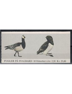 NORWAY 1983 Birds, ordinary set 5x2v in booklet MNH**